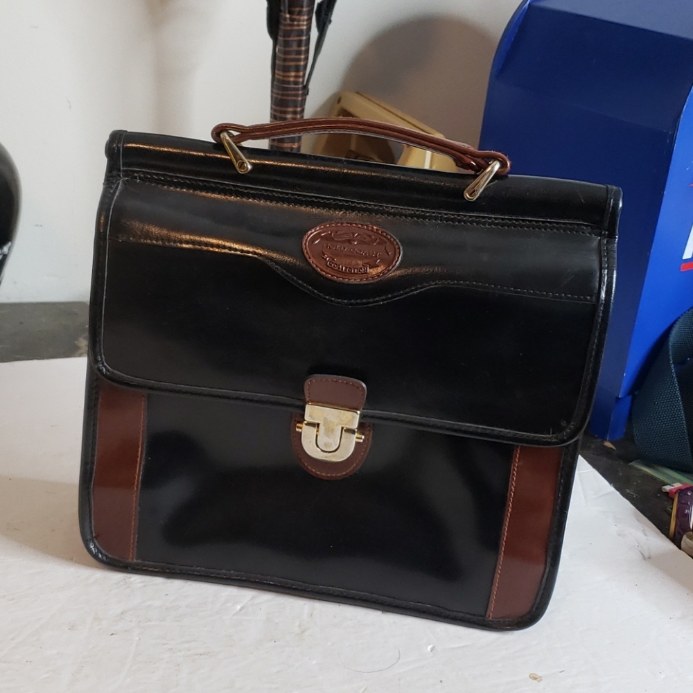 Gold Coast Leather Handbag Brown & Black